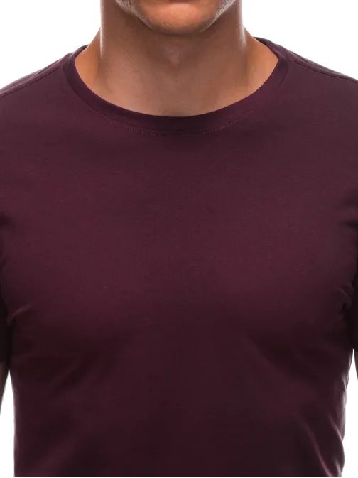 Bordo bombažna majica s kratkimi rokavi TSBS-0100