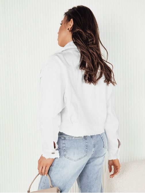 Senzacionalna ženska bela jeans jakna Luise