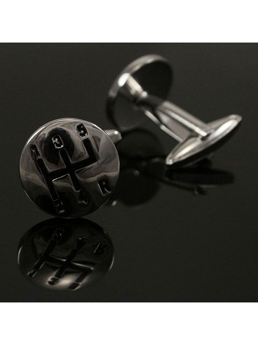 manšetni gumbi s stilskim vzorcem