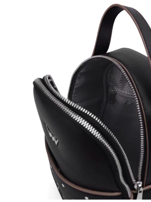 Pikasti črn ženski nahrbtnik Flug