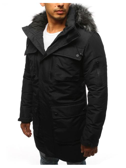 Moška zimska jakna črna