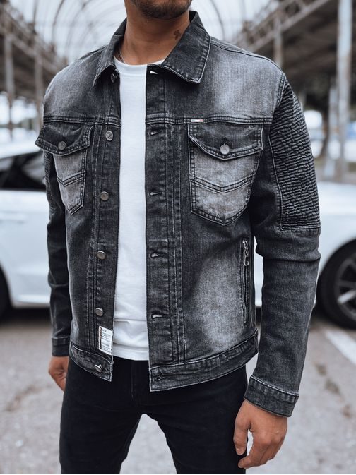 Original črna denim jakna