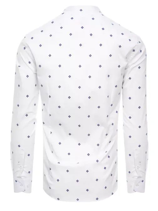 Bela srajca s trendovskim vzorcem