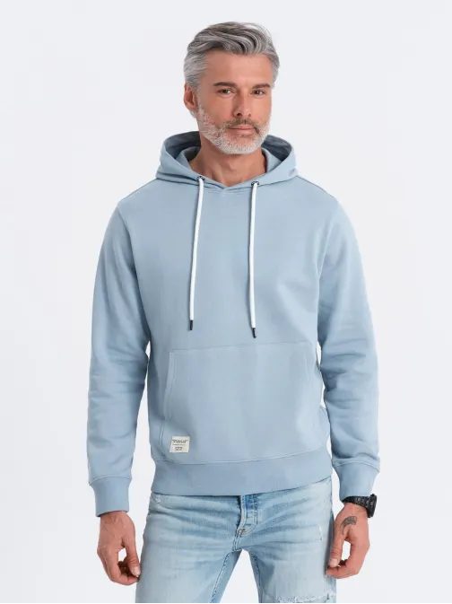 Brezčasen moder pulover V7 SSBN-0177