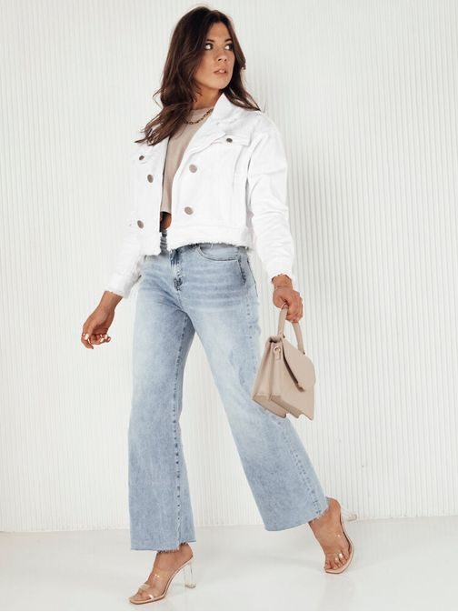 Senzacionalna ženska bela jeans jakna Luise
