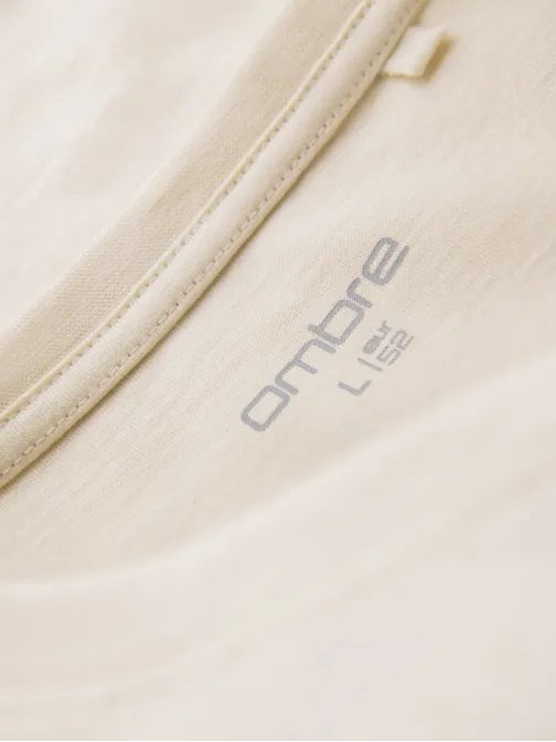 Zanimiva krem majica s potiskom V1 TSPT-0199