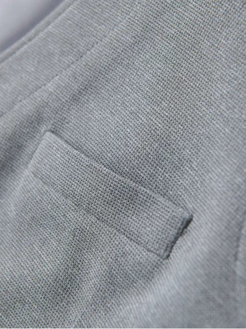 Eleganten siv moški telovnik V2 BLZV-0146