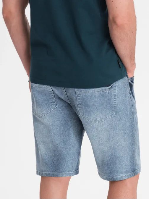 Osnovne modre jeans kratke hlače V1 SRDS-0145