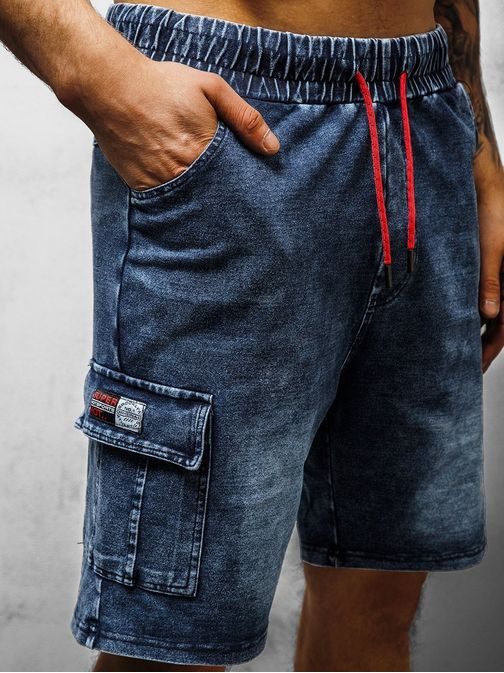 Moške jeans modre kratke hlače JS/KK1078Z