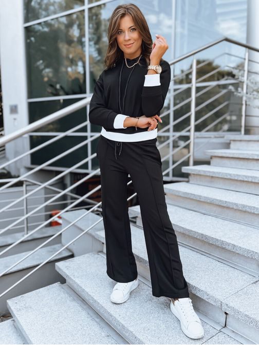 Trendovska ženska trenirka Sanelis črne barve