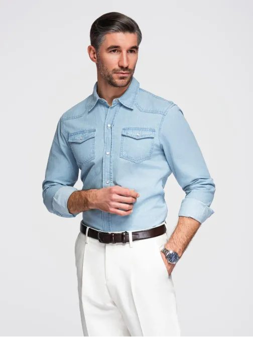 Svetlo modra majica DENIM V1 SHDS-0210