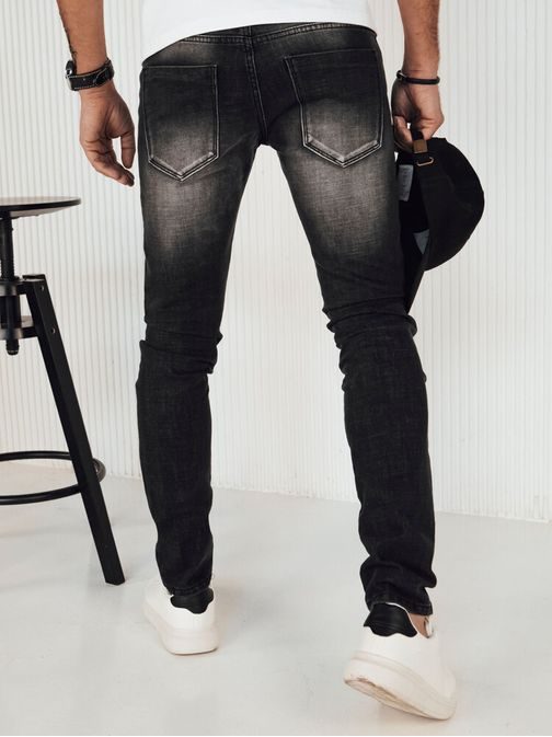 Trendovske grafit moške kavbojke edinstvenega dizajna