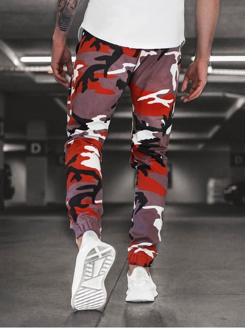 BORDO-BEŽ ORIGINALNE ARMY JOGGER HLAČE G/2787