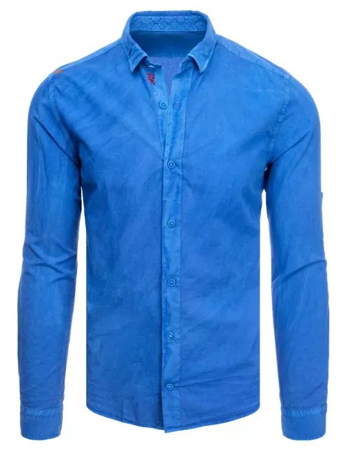 Originalna modra bombažna srajca