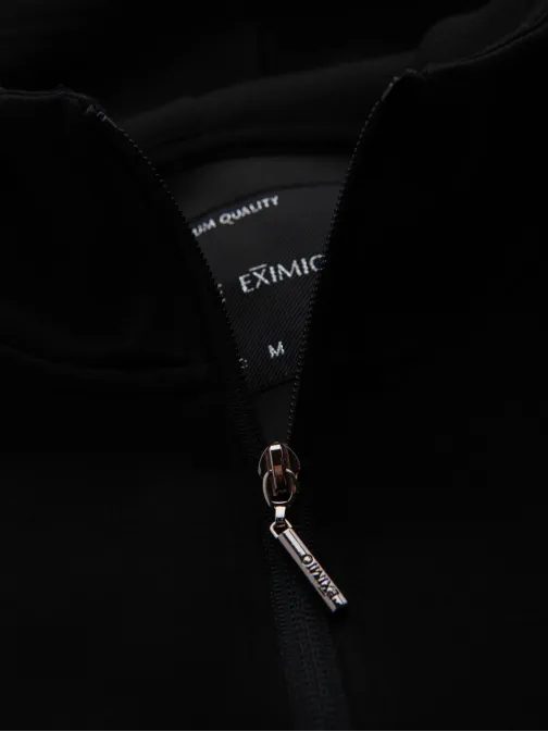 Privlačna črna majica z logotipom V1 SSZP-0216