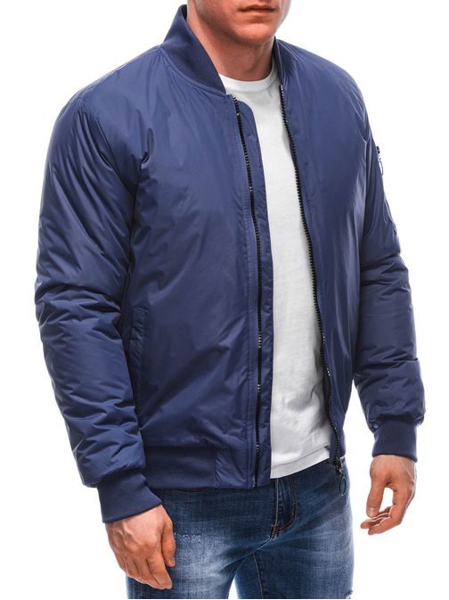 Originalna temno modra prehodna jakna C532