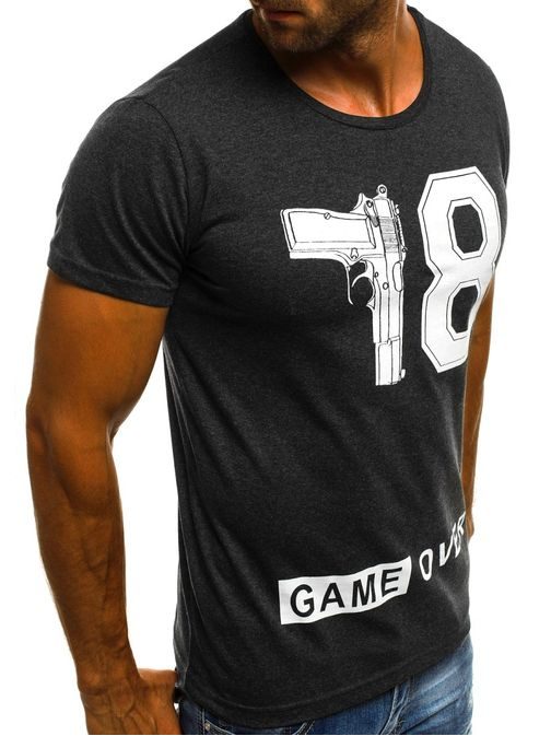 Moška grafit majica "GAME OVER" O/1174