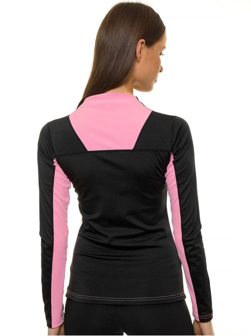 Zanimiva rožnato-črna ženska jakna JS/HD149/25