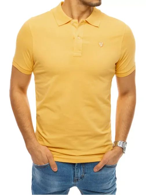 Preprosta rumena polo majica