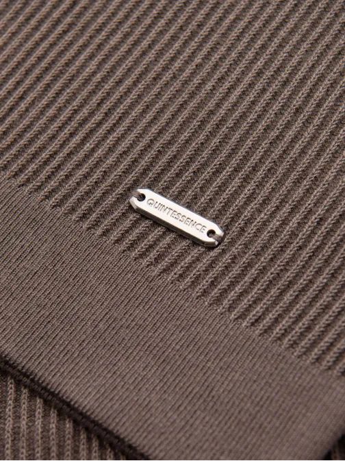 Moška siva pletena polo majica V4 POSS-0160