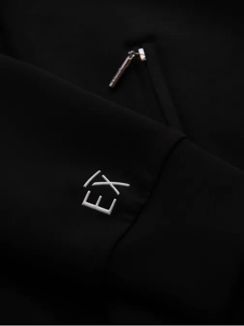 Privlačna črna majica z logotipom V1 SSZP-0216