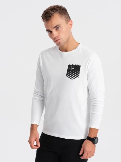 Trendovska bela majica V1 LSPT-0118