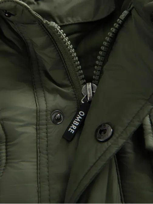 Modna olivna moška prehodna jakna V2 JALP-0215