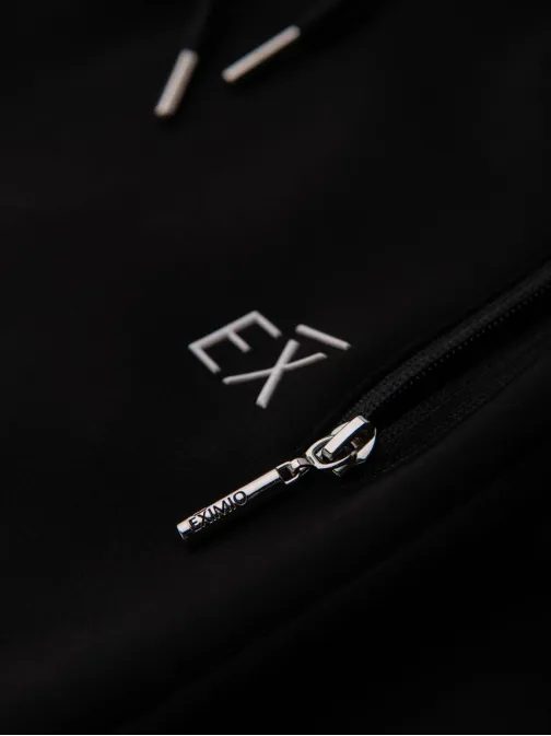 Modne moške trenirke črne V1 OM-PASK-0223