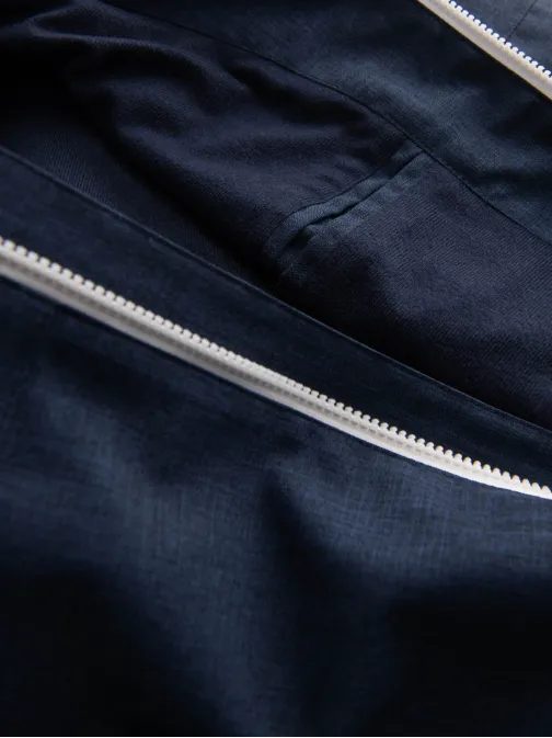 Udobna temno modra prehodna športna jakna V2 JANP-0136