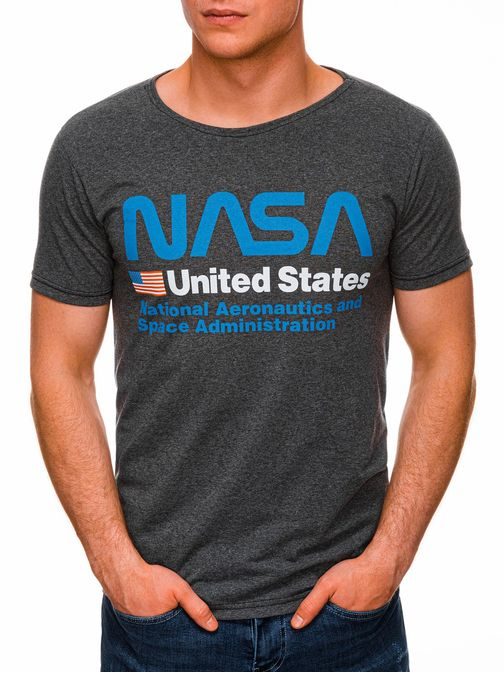 Temno siva majica NASA S1436