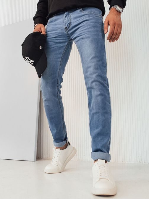 Originalne svetlo modre moške kavbojke