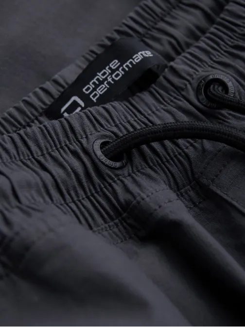 Brezčasne grafit jogger hlače V6 PAJO-0135