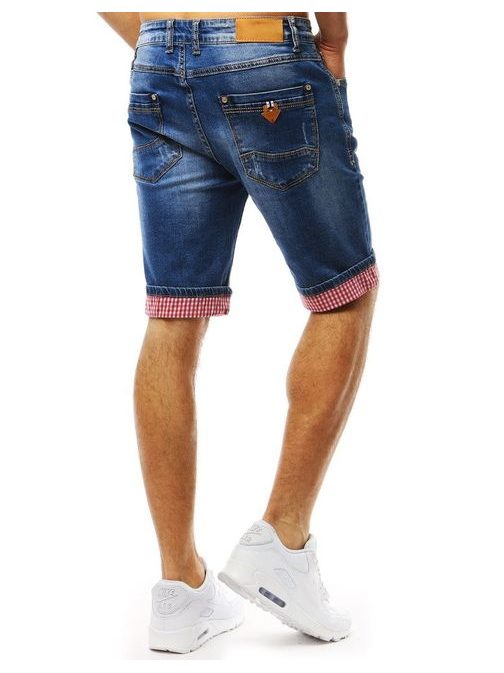 Zanimive jeans modre kratke hlače za moške