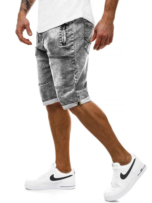 Grafit jeans kratke hlače OZONEE RF/HY337