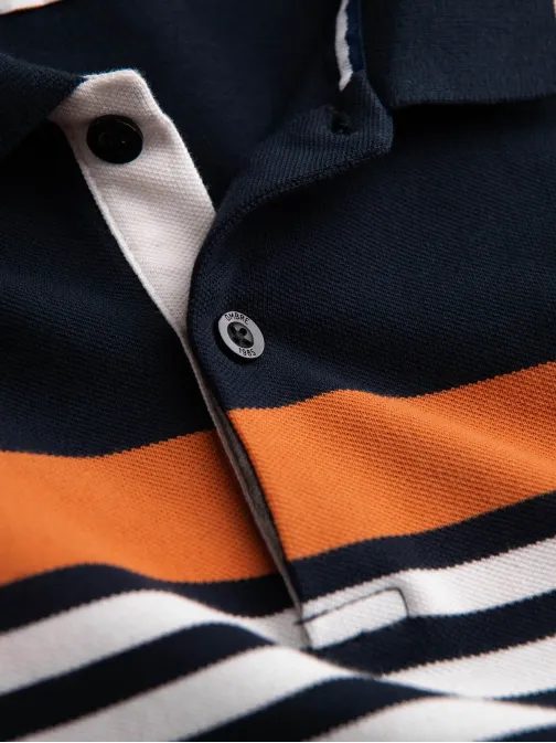 Atraktivna temno modra polo majica V1 POSS-0127