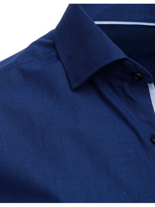 Klasična modra srajca z dolgimi rokavi