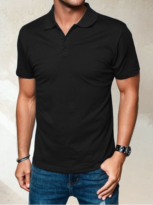 Modna črna polo majica