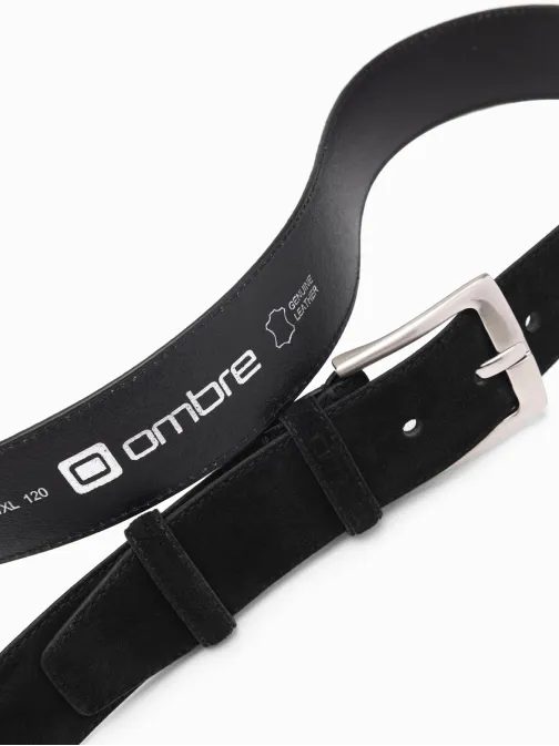 Moški pas v črni barvi A593