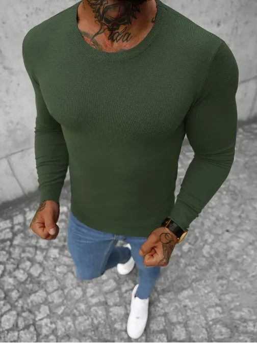 Zelen trendovski pulover NB/MMB602/10