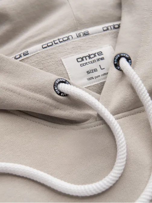 Brezčasen bež pulover V1 SSBN-0177