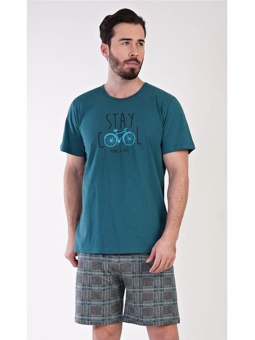 Temno zelena moška pižama Adam