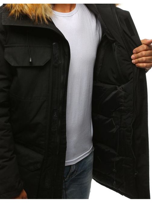 Zimska "parka" jakna črna