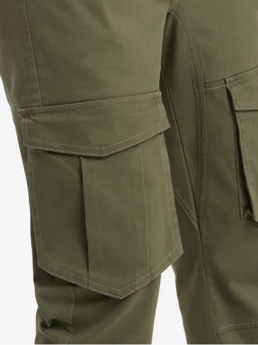 Trendovske jogger hlače v oljčni barvi P886