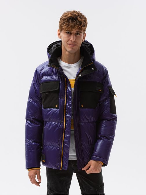 Stilska jakna v vijolični barvi C457