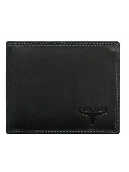 Buffalo preprosta denarnica črna