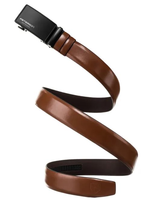 Modni pas iz rjavega usnja Peterson