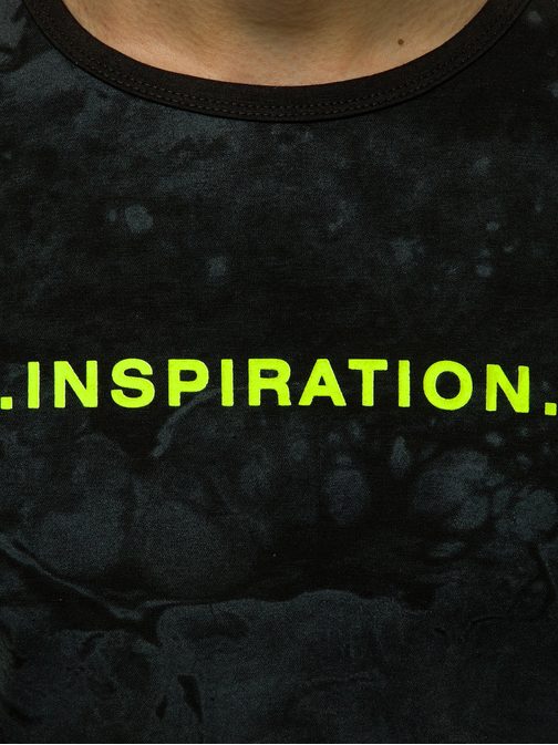 Zanimiva črna majica INSPIRATION JS/SS10928Z