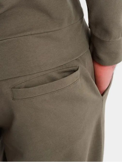 Oljčna moška športna obleka (majica in hlače) V4 Z107