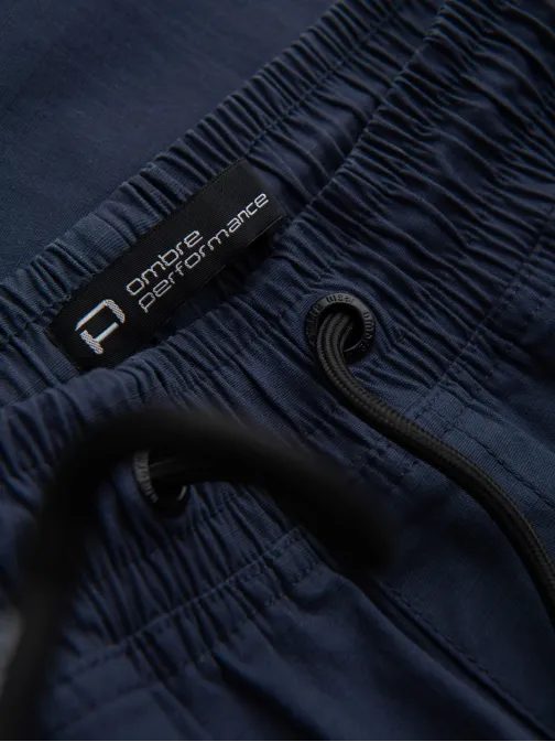 Brezčasne temno modre jogger hlače V5 PAJO-0135