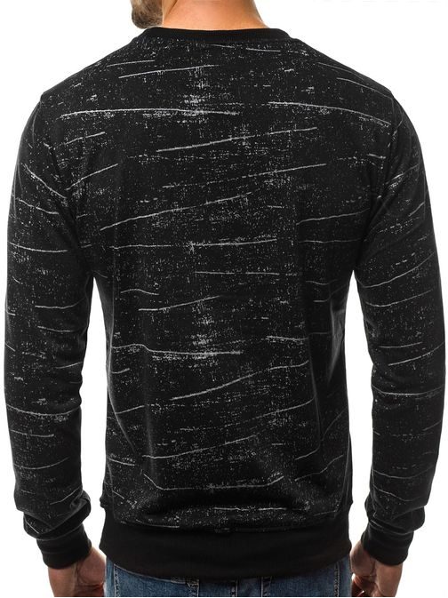 Črn pulover OZONEE JS/J60